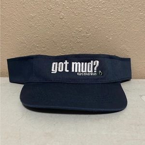 Got Mud? Kids Mud Run Navy Blue Adjustable Visor Adult OSFA